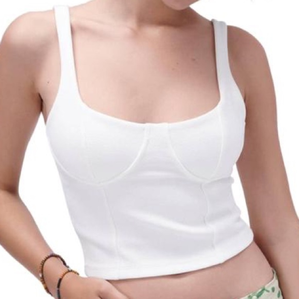 Zara bustier crop top!